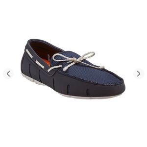 Navy Swims with White Lace (Mens Size 11)